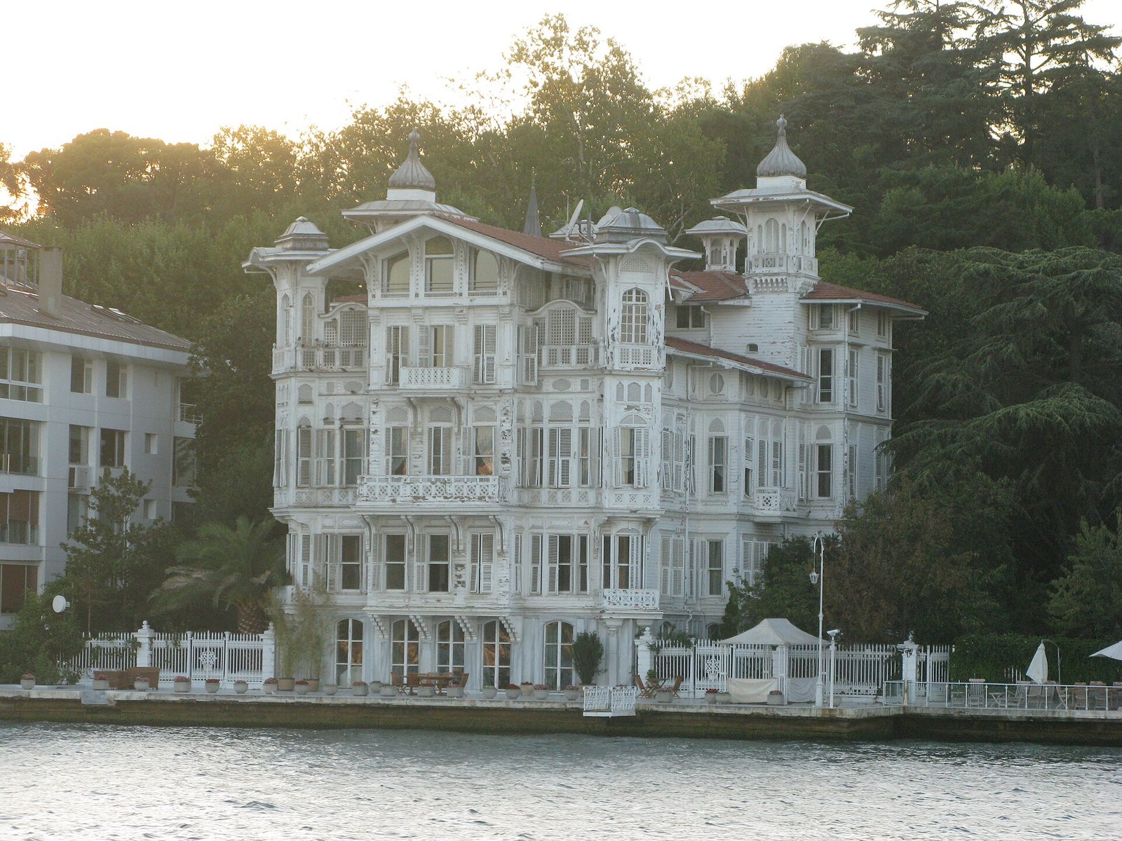 Historic waterfront mansion on the Bosphorus